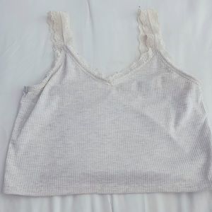 American eagle white tank top